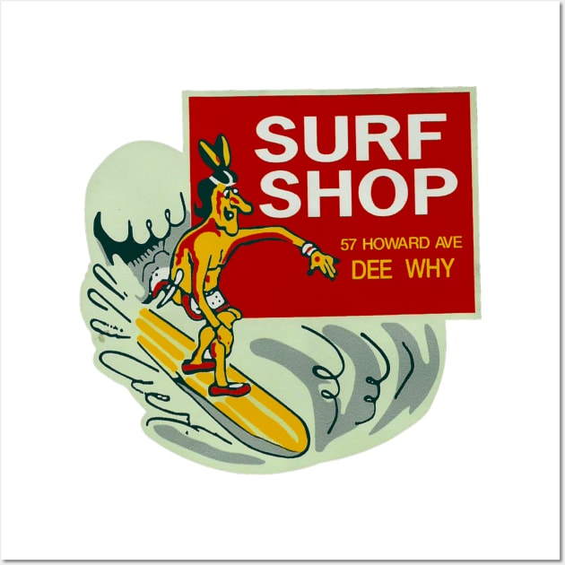 Surf Shop Dee Why Wall Art by DCMiller01